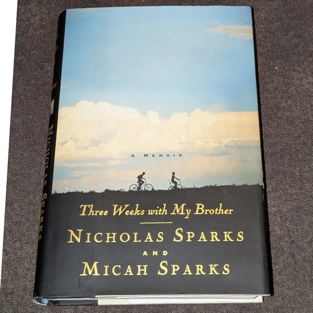 Three Weeks with My Brother Nicholas Sparks Micah Sparks 1st Edition Hardcover